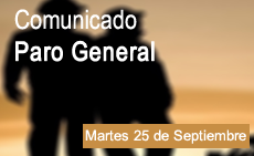 COMUNICADO PARO GENERAL