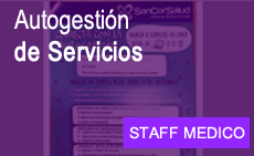 Autogestión de Servicios STAFF MEDICO