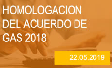Homologación del acuerdo de GAS 2018