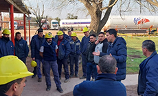 VISITA A LA PLANTA DE FRACCIONADO GAS 10 DE DOLORES.