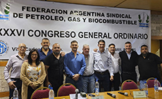 XXXVI CONGRESO ORDINARIO DE NUESTRA F.A.SI.PE.G. y BIO. “CON ORGULLO LOS PETROLEROS DE AVELLANEDA DIJIMOS: PRESENTE”